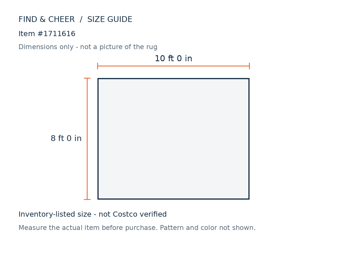 Atrani Hatra Cream 8x10 — Reference measurement diagram