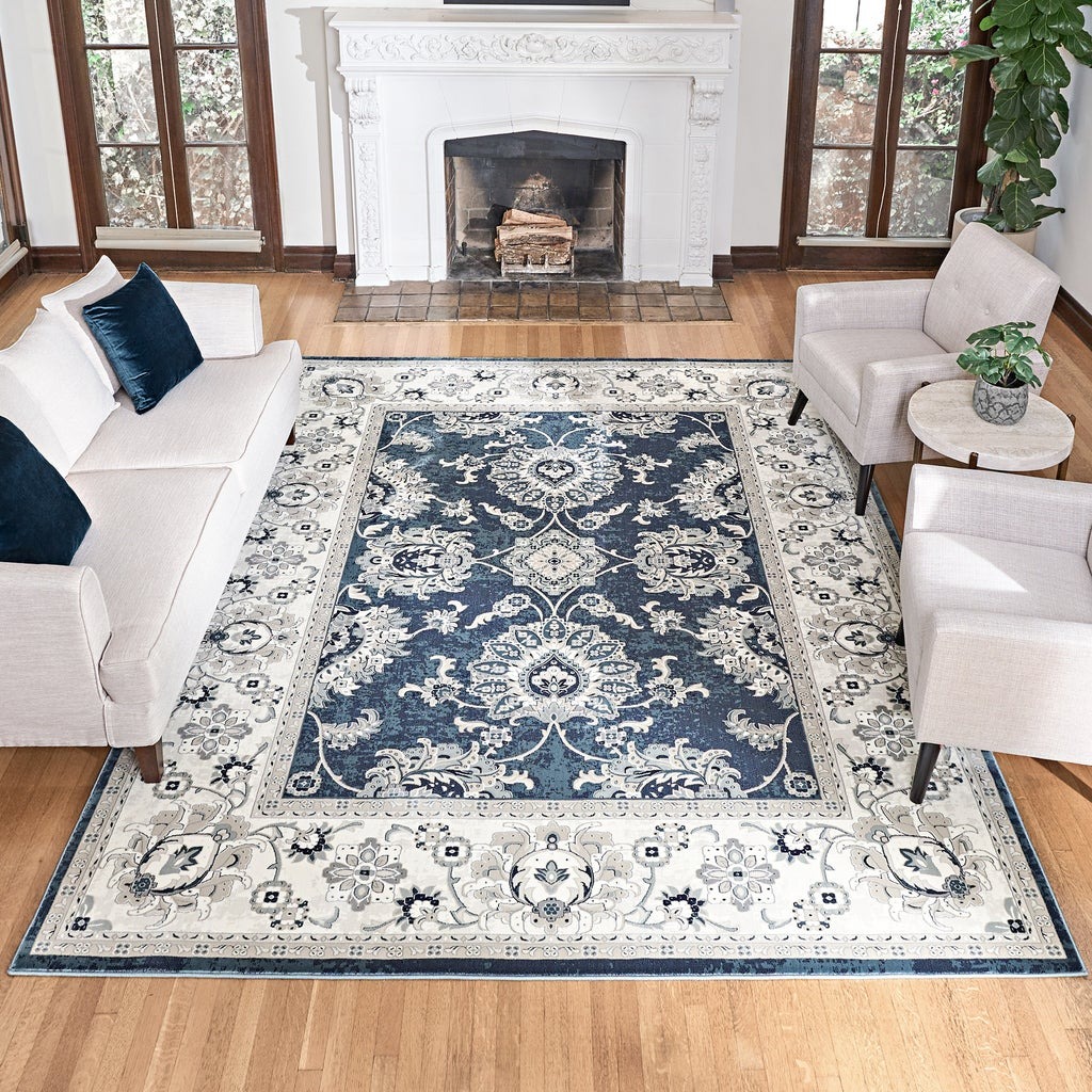 Timeless Minerva Blue 6x9 — Retail reference photo — not our actual unit