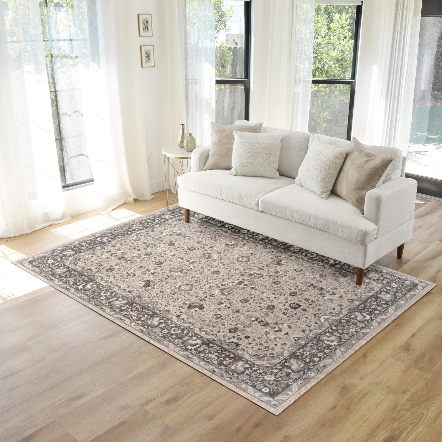 Tv Finlay 5x7 Rug — Costco Finlay collection example: Lainey. Manifest design unconfirmed; pictured size differs.