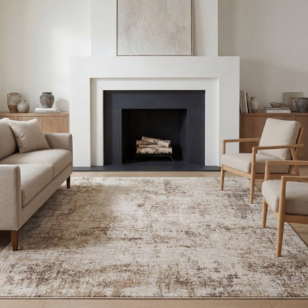 Somerset 8x10 Rug — Costco Somerset collection — Ashdown Ivory design example. Actual pallet design and photographed size are unverified.