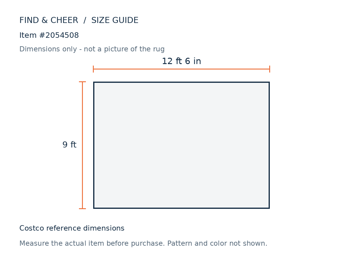 Somerset Ashdown Ivory 9 ft × 12 ft 6 in — Reference measurement diagram