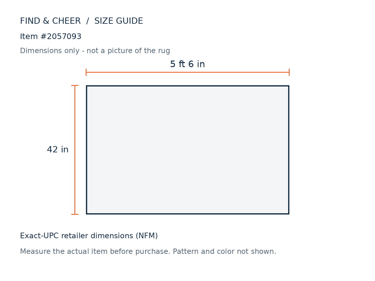 Veranda Fiesta Multi 4x6 — Reference measurement diagram